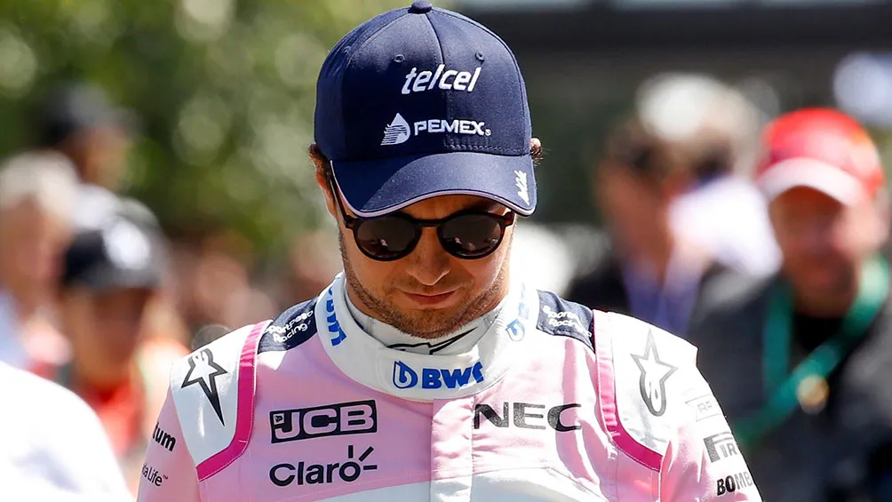 EFE Checo Pérez, cabizbajo previo a una carrera