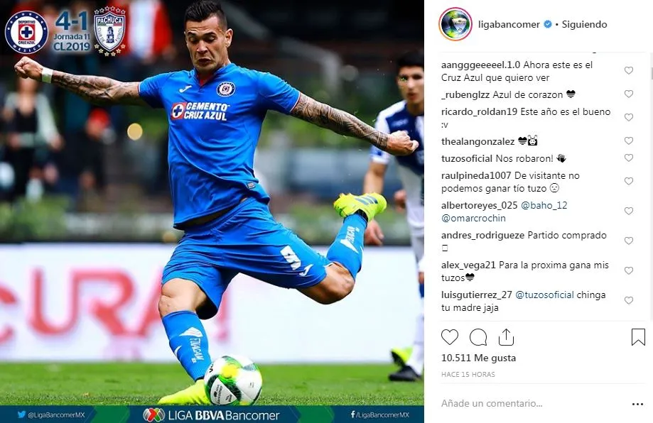 Comentario de Tuzos sobre el partido contra Cruz Azul