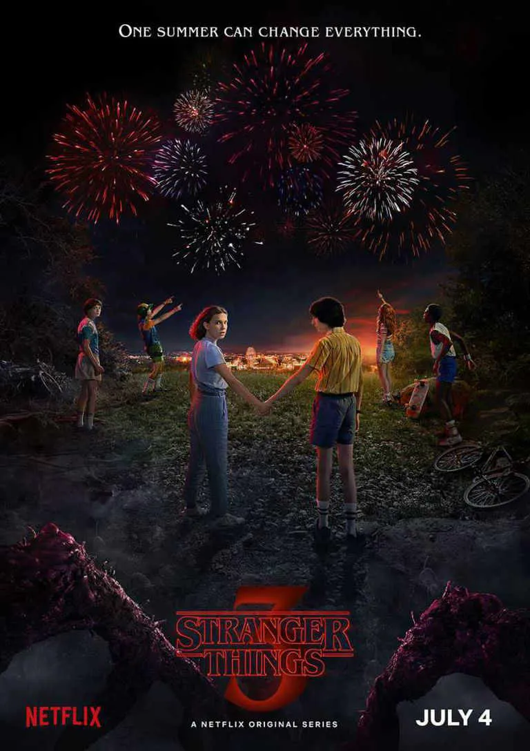 Póster de tercera temporada de Stranger Things