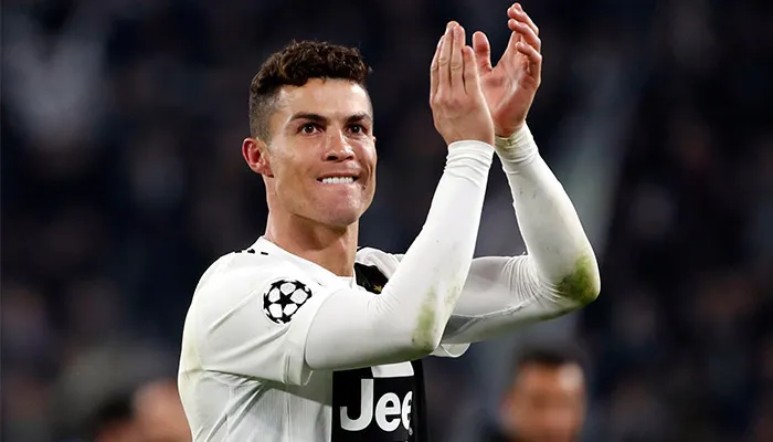 Cristiano Ronaldo en un partido con el Juventus