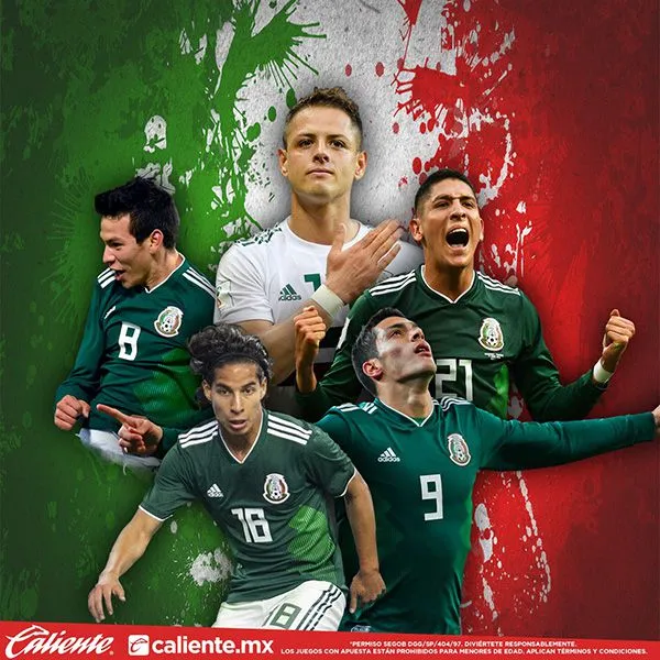 Los jugadores de México te hacen ganar en Caliente
