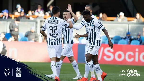 Rayados celebra una anotación ante el San José Earthquakes
