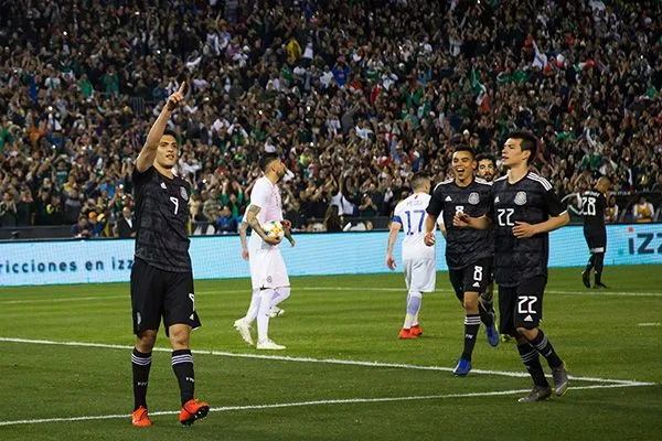 MEXSPORT El festejo del gol de Jiménez