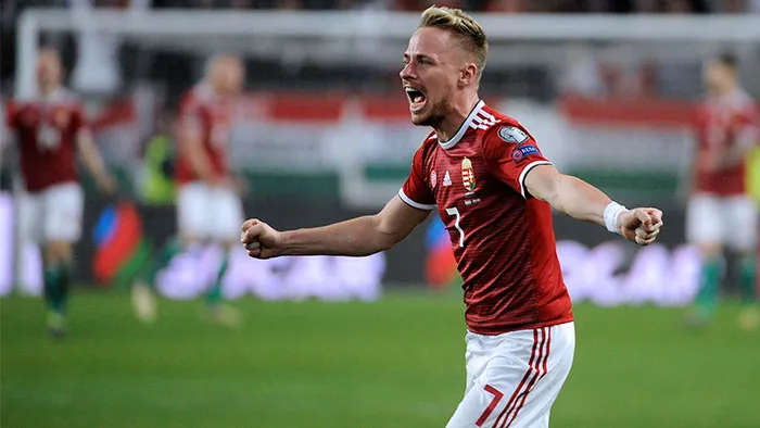 EFE Balazs festejando su gol ante Croacia