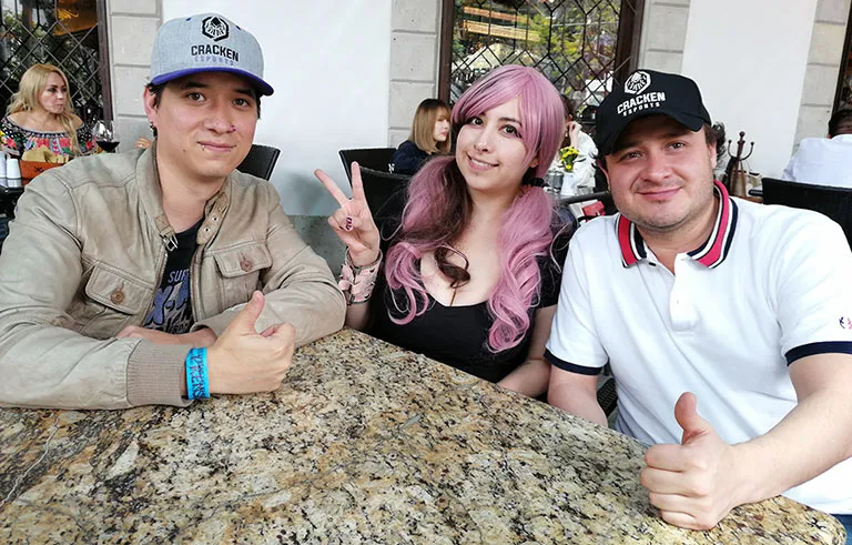 Rodrigo, Evy Rosas y Marco se muestran entusiasmados con Cracken Esports
