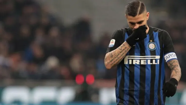 EFE Mauro Icardi durante un partido con el Inter de Milán