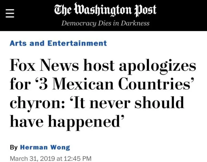 Publicación de disculpas por parte de 'Fox &amp; Friends