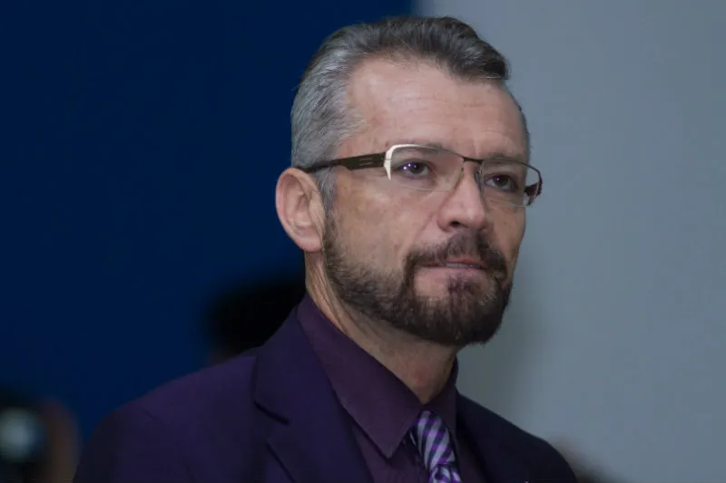 José Luis Higuera durante un evento