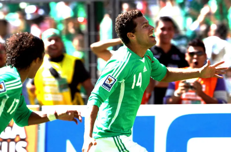 MEXSPORT Miguel Sabah festeja su gol contra Estados Unidos en el 2009