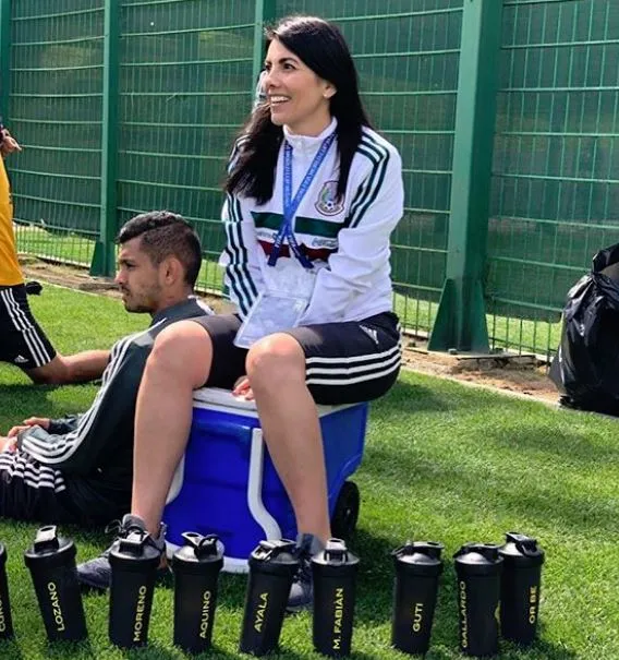 Beatriz Boullosa, nutrióloga del Tri