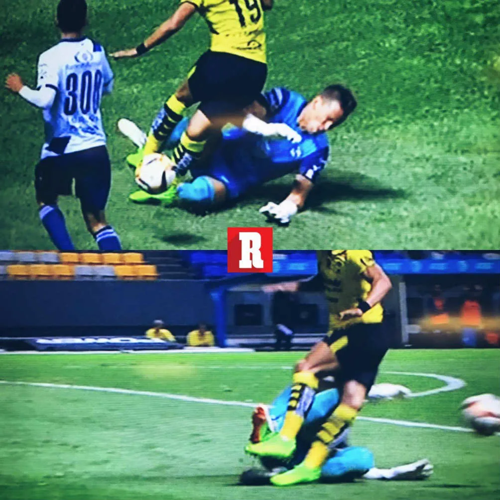 Lesión de Ray Sandoval por Vikonis