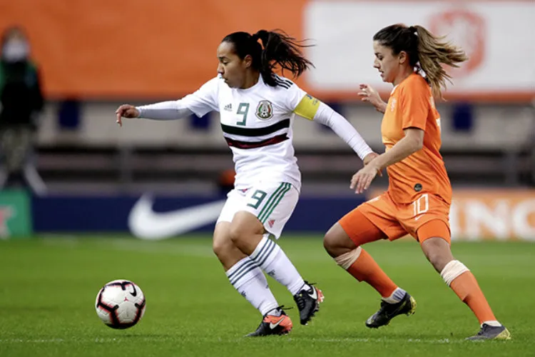 Charlyn Corral, durante el duelo contra Holanda