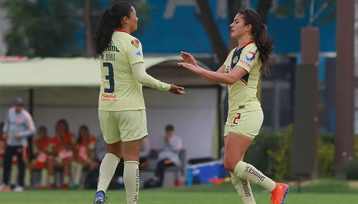 IMAGO7 América femenil celebrando un gol ante Veracruz