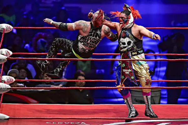 Pagano y Psycho Clown en acción