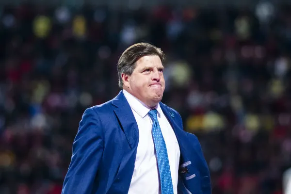 Herrera durante un compromiso ante Xolos