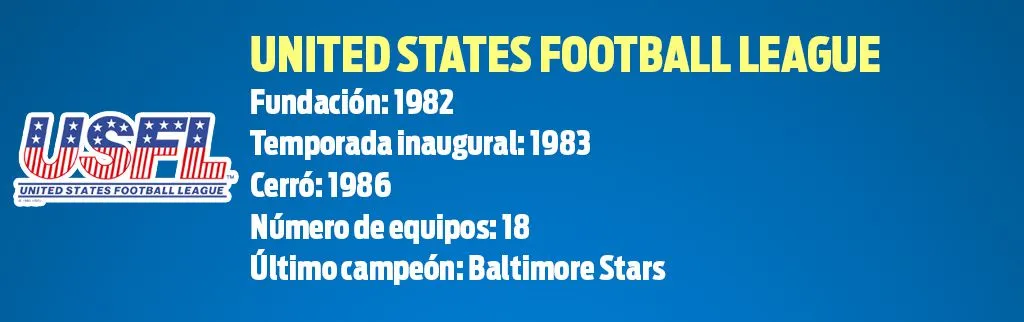 RÉCORD Ficha de la United States Football League