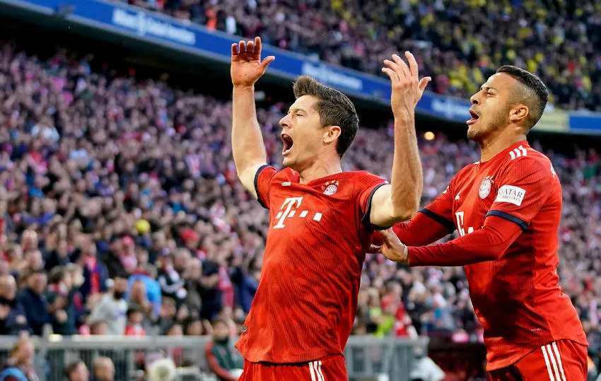 EFE Lewandowski celebra anotación con el Bayern Munich