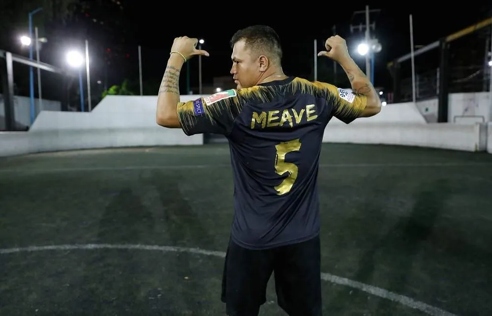 ERNESTO PÉREZ Irving Zagaceta presume con orgullo su dorsal