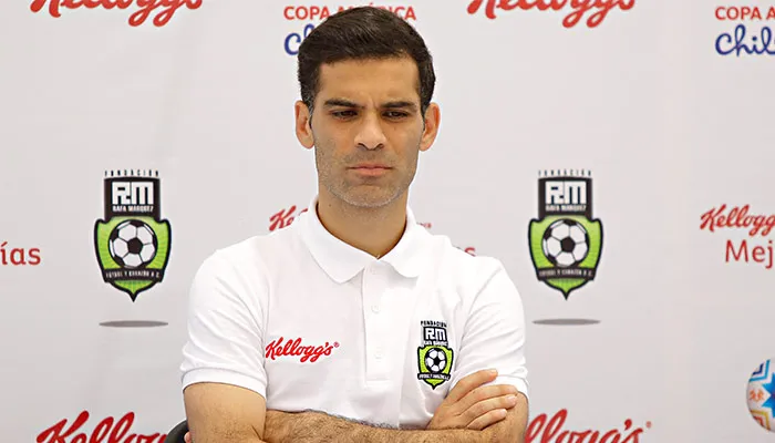 IMAGO7 Rafael Márquez durante un evento de su fundación