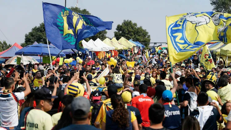 Afición americanista arriba al Clásico Joven
