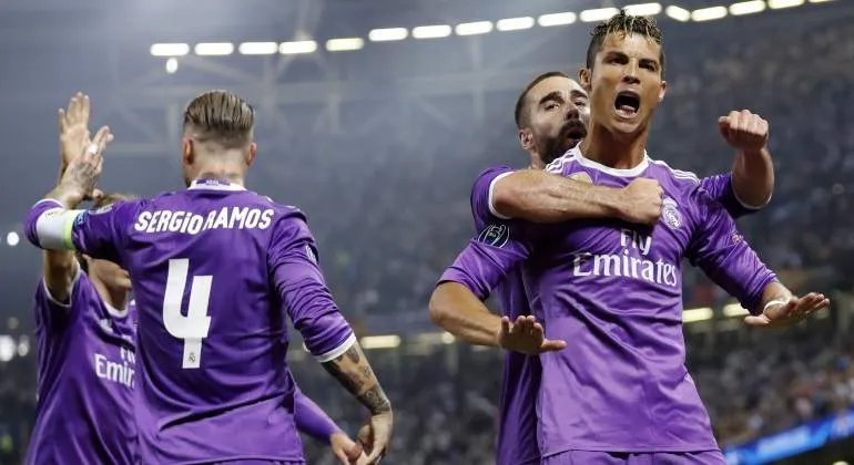 Cristiano Ronaldo celebra gol en Final contra Juventus