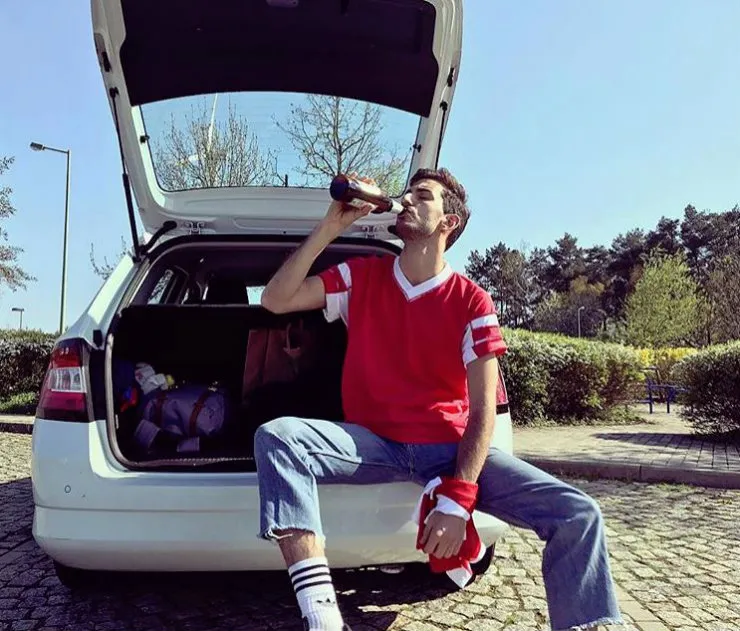 Álvaro Oliveira, durante su viaje a Frankfurt