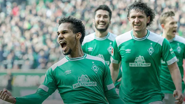 WERDER BREMEN El festejo de goles es habitual en el equipo