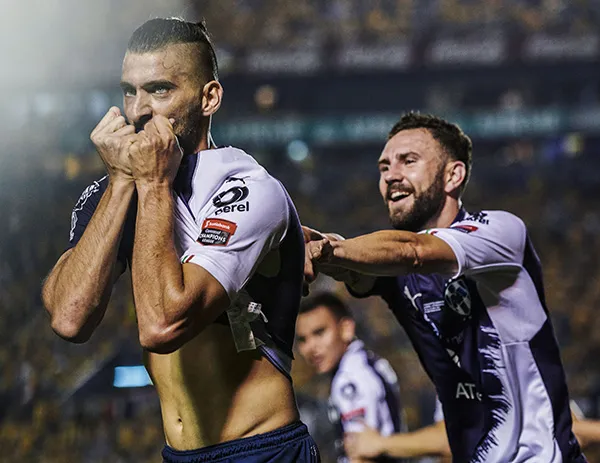 MEXSPORT El festejo de la anotación de Rayados