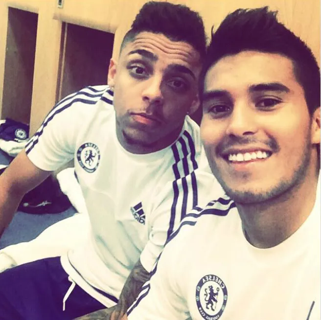 Dávila durante su paso en el Chelsea