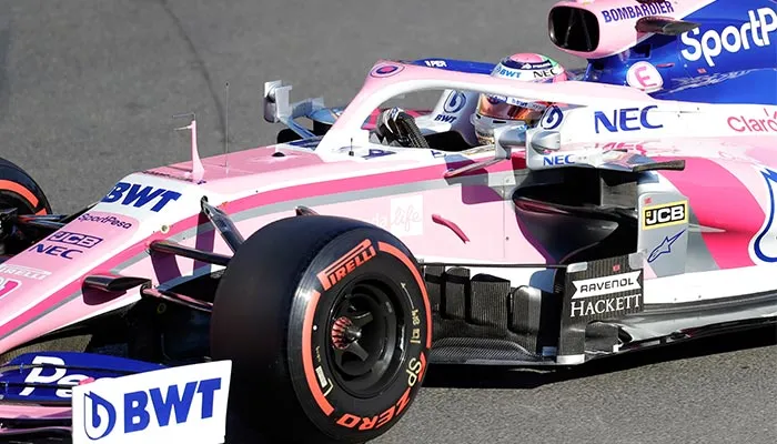 Checo Pérez durante el GP de Azerbaiyán