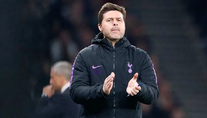 Pochettino durante un partido del Tottenham