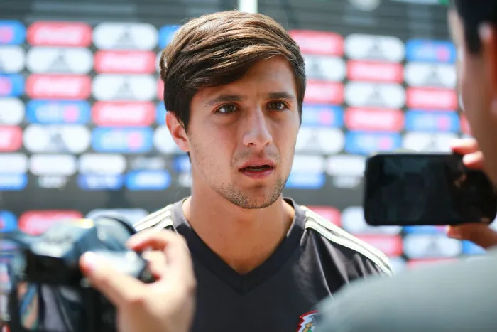 Carlos Gutierrez en zona mixta