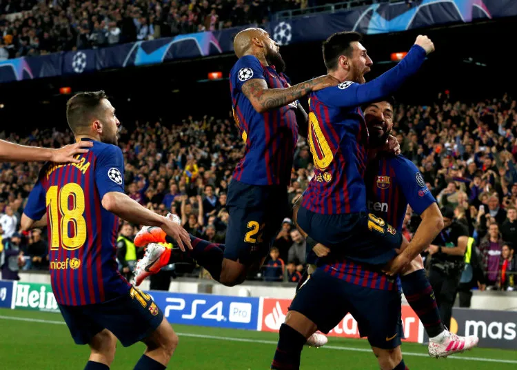 EFE Barcelona festeja gol de Messi en el Nou Camp