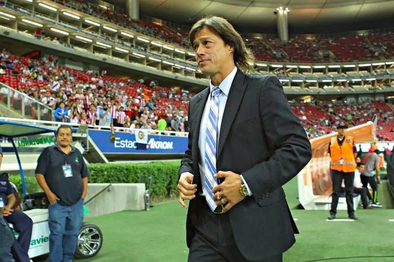 Almeyda, durante un duelo de Chivas en el Clausura 2018