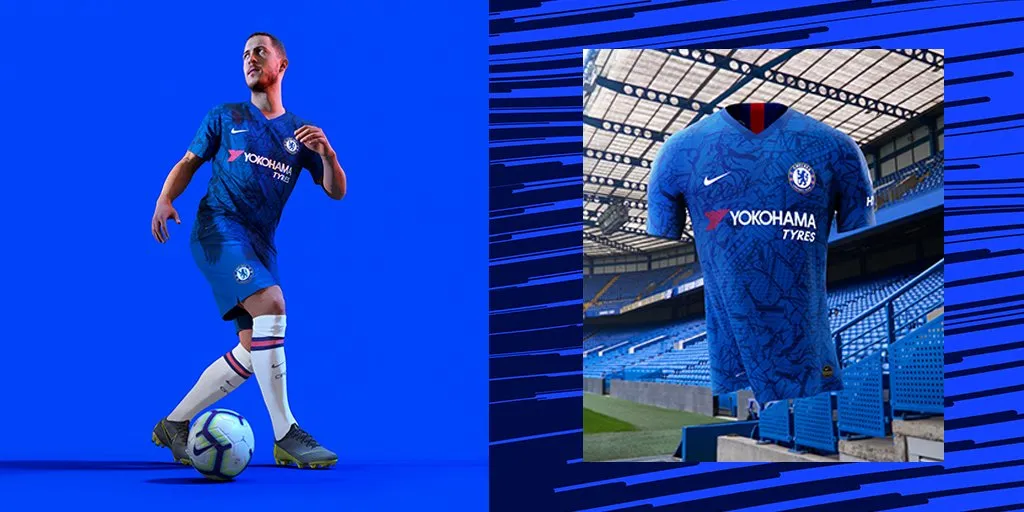 Hazard porta el nuevo uniforme del Chelsea
