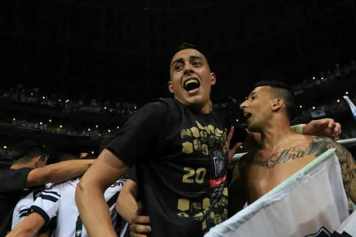 Funes Mori, en los festejos de Rayados