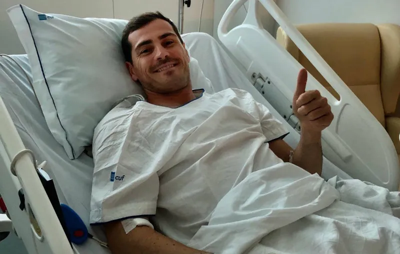 Casillas salida tras ser intervenido