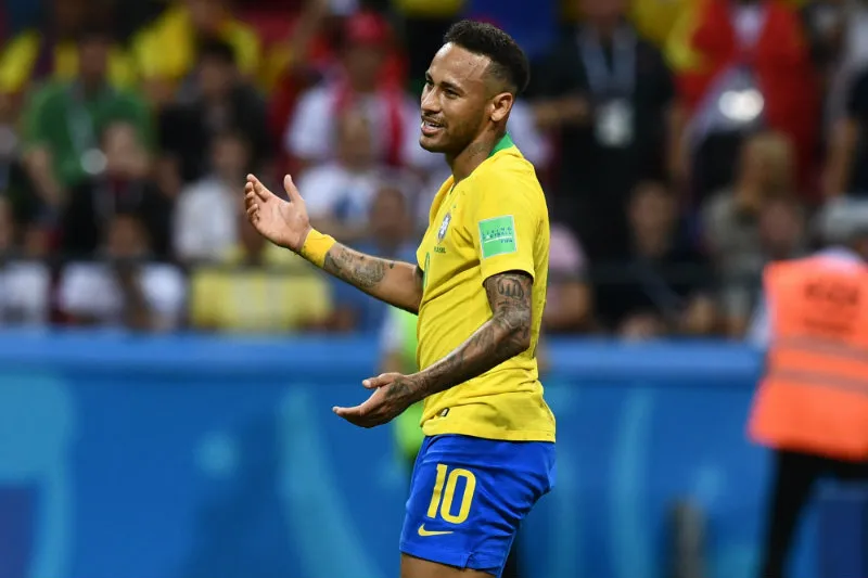 EFE Neymar durante un juego con Brasil en Rusia 2018