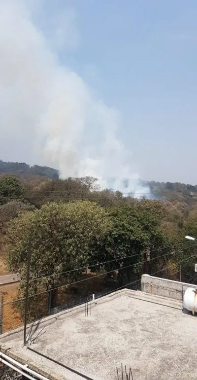 Un incendio en Tlalpan