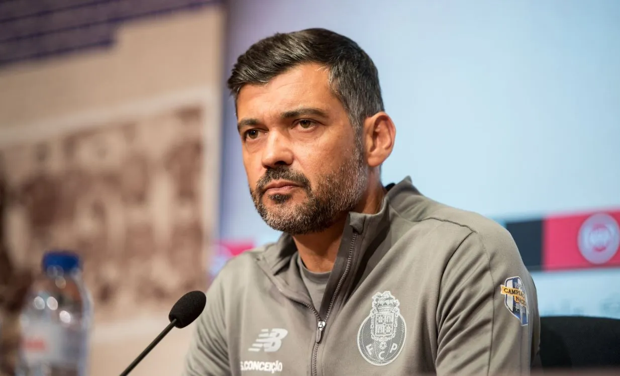 Sérgio Conceição, durante conferencia de prensa