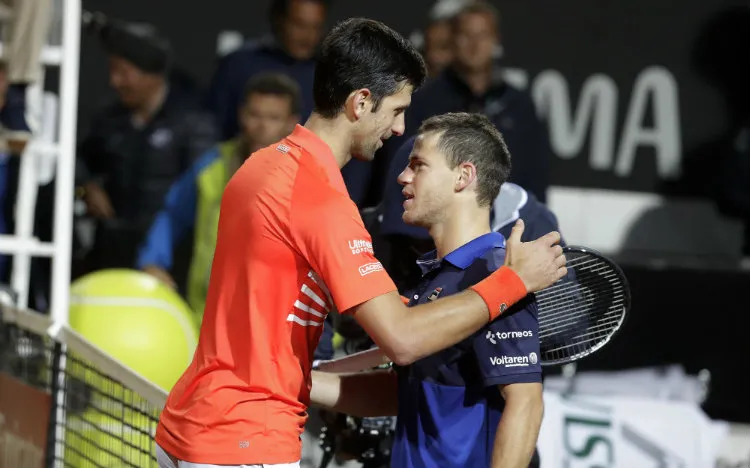 AP Djokovic y Schwartzman se encuentran tras el partido