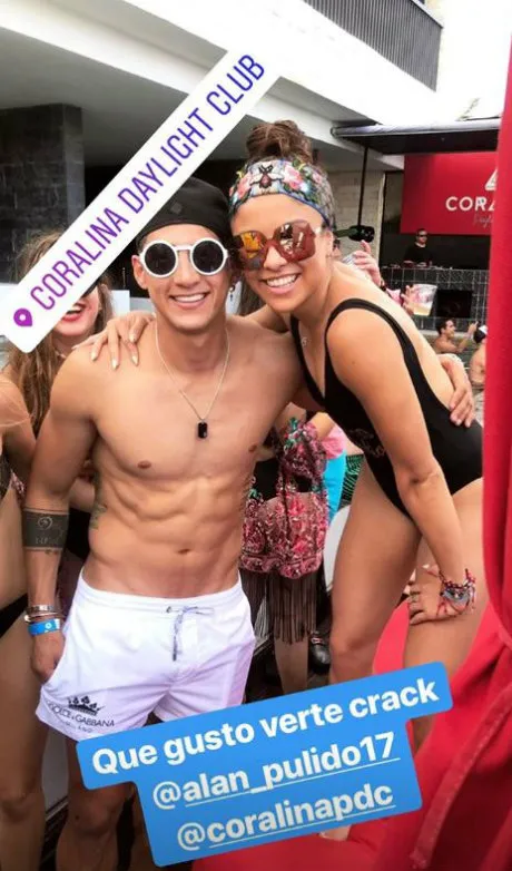 Pulido y Longoria posan para la foto