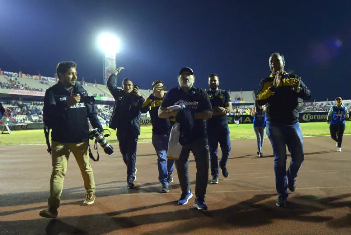 IMAGO7 Maradona festeja después de un partido