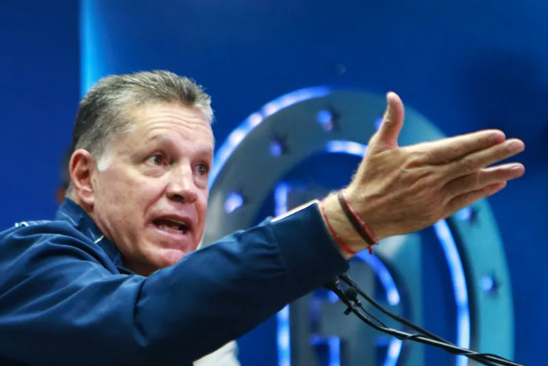 Ricardo Peláez en conferencia de prensa