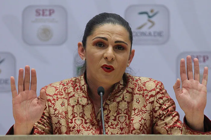 EFE Ana Guevara en conferencia de prensa