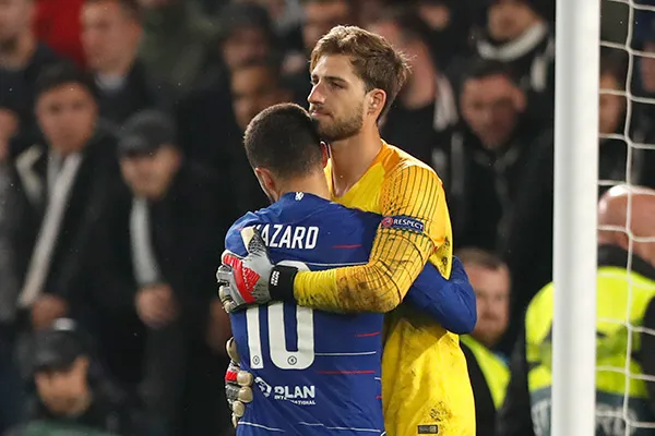 Hazard, durante juego del Chelsea