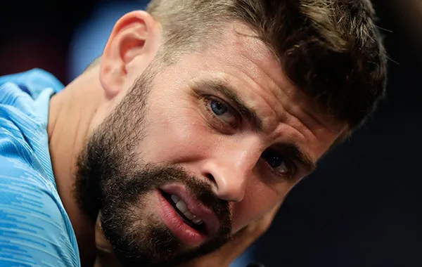 Piqué, durante conferencia de prensa