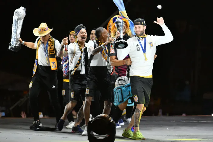 Tigres, en festejo de título