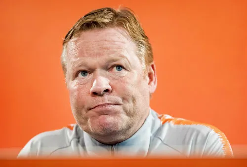 EFE Koeman durante una conferencia de prensa