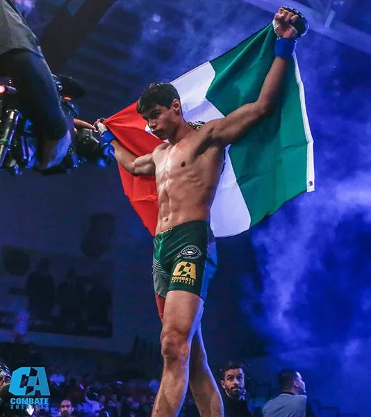 Daniel Zellhuber durante un combate